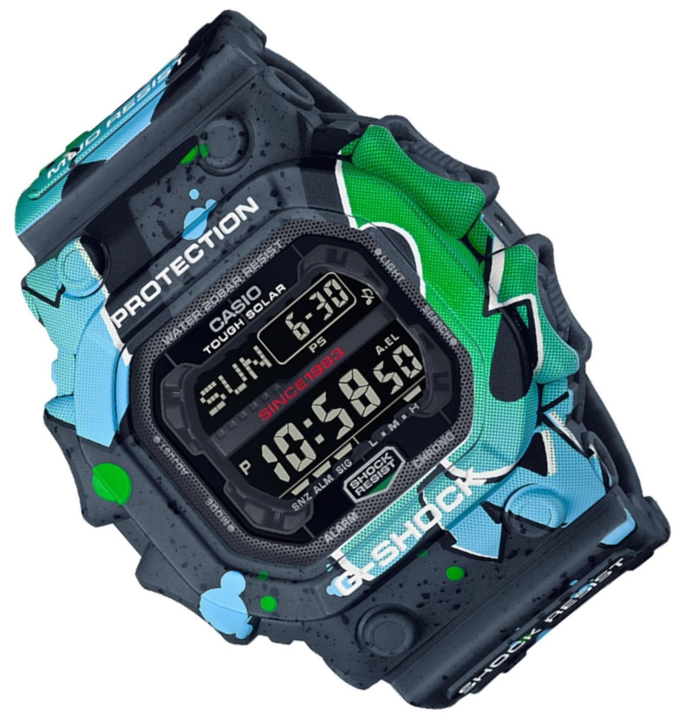 Casio G-shock GX-56SS-1DR Digital Rubber Strap Watch For Men-Watch Portal Philippines