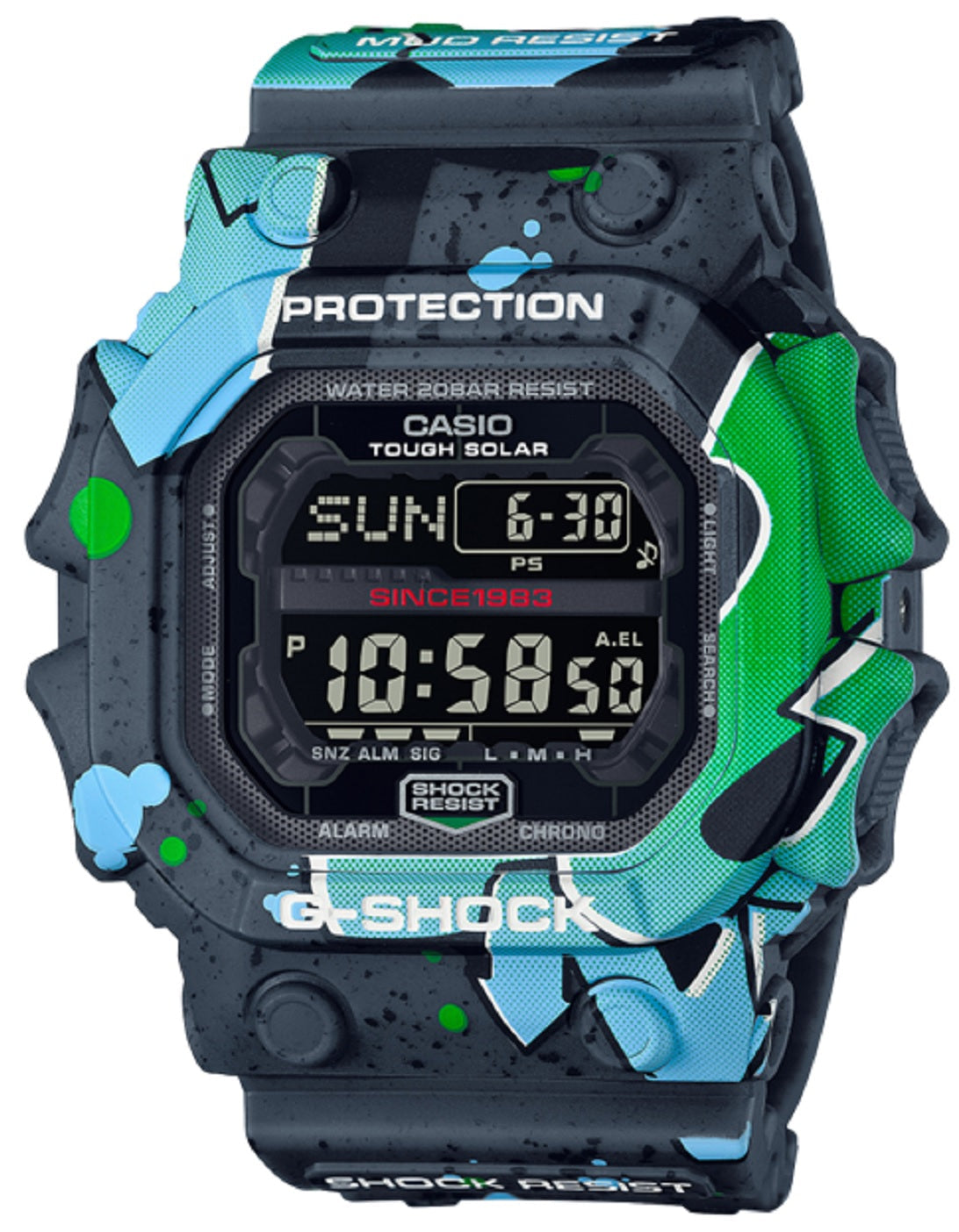 Casio G-shock GX-56SS-1DR Digital Rubber Strap Watch For Men-Watch Portal Philippines