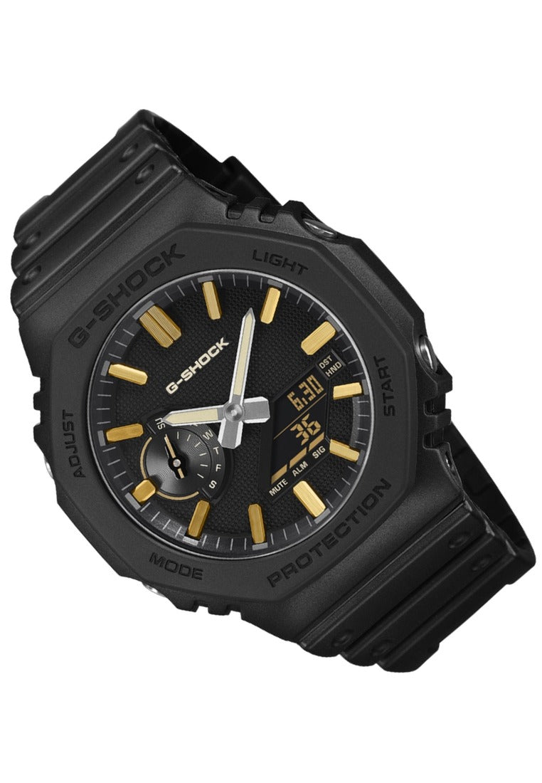 Casio G-shock "Luxe Black" Digital Analog Rubber Strap Watch for Men GA-2100LXB-1A9DR-Watch Portal Philippines