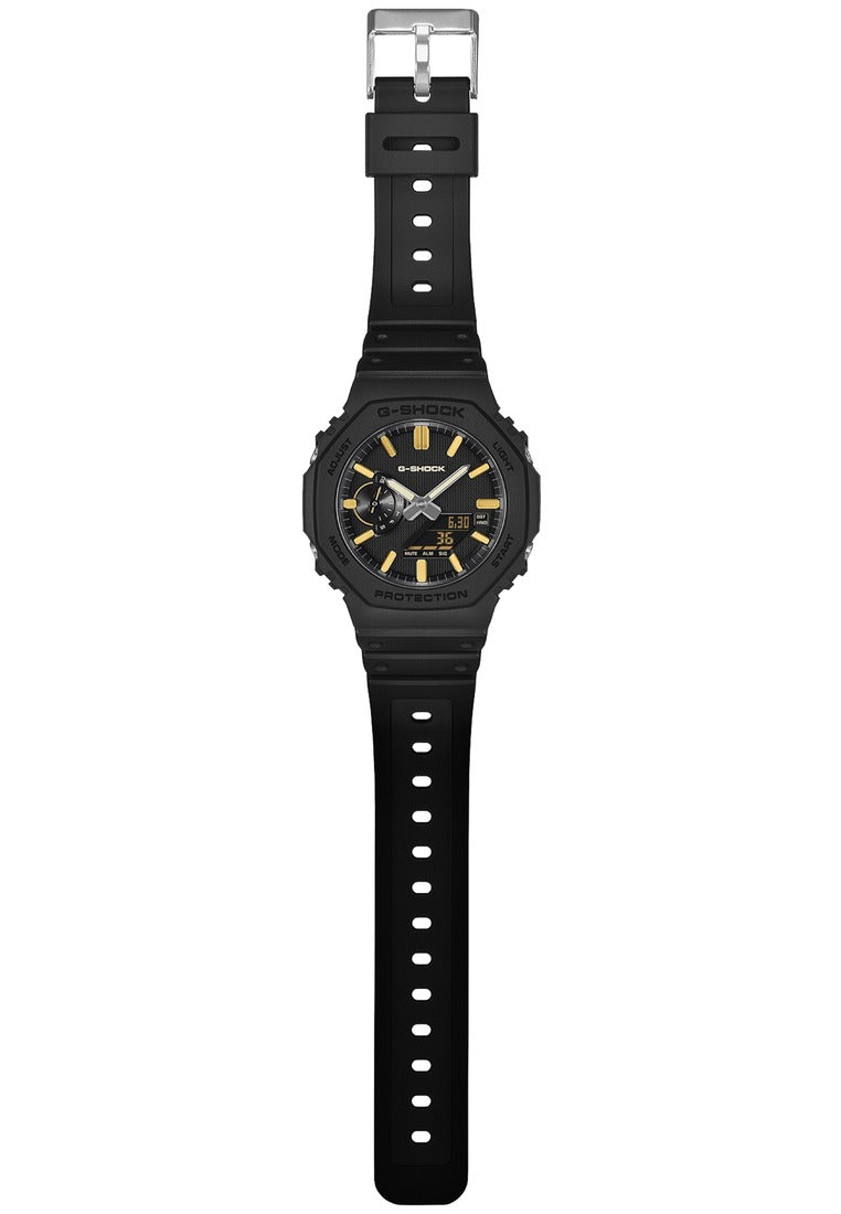 Casio G-shock "Luxe Black" Digital Analog Rubber Strap Watch for Men GA-2100LXB-1A9DR-Watch Portal Philippines