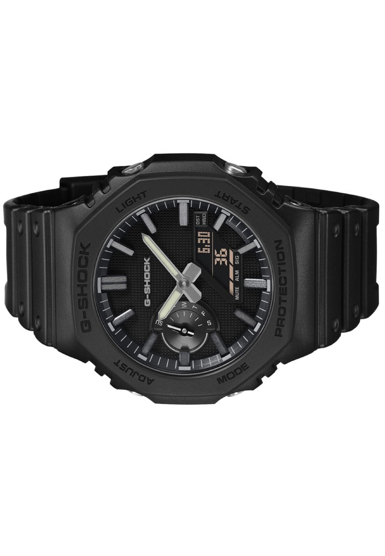 Casio G-shock "Luxe Black" Digital Analog Rubber Strap Watch for Men GA-2100LXB-1ADR-Watch Portal Philippines