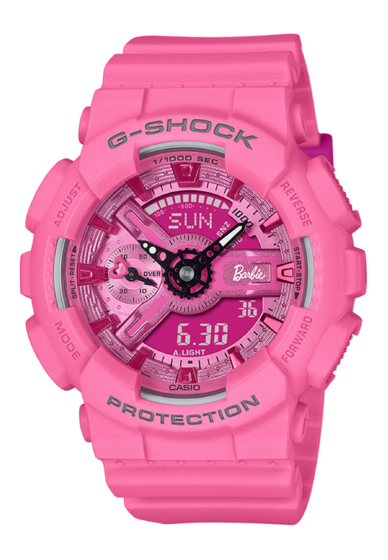 Casio G-shock Women GMA-S110BE-4A Digital Analog Rubber Strap Watch Fo