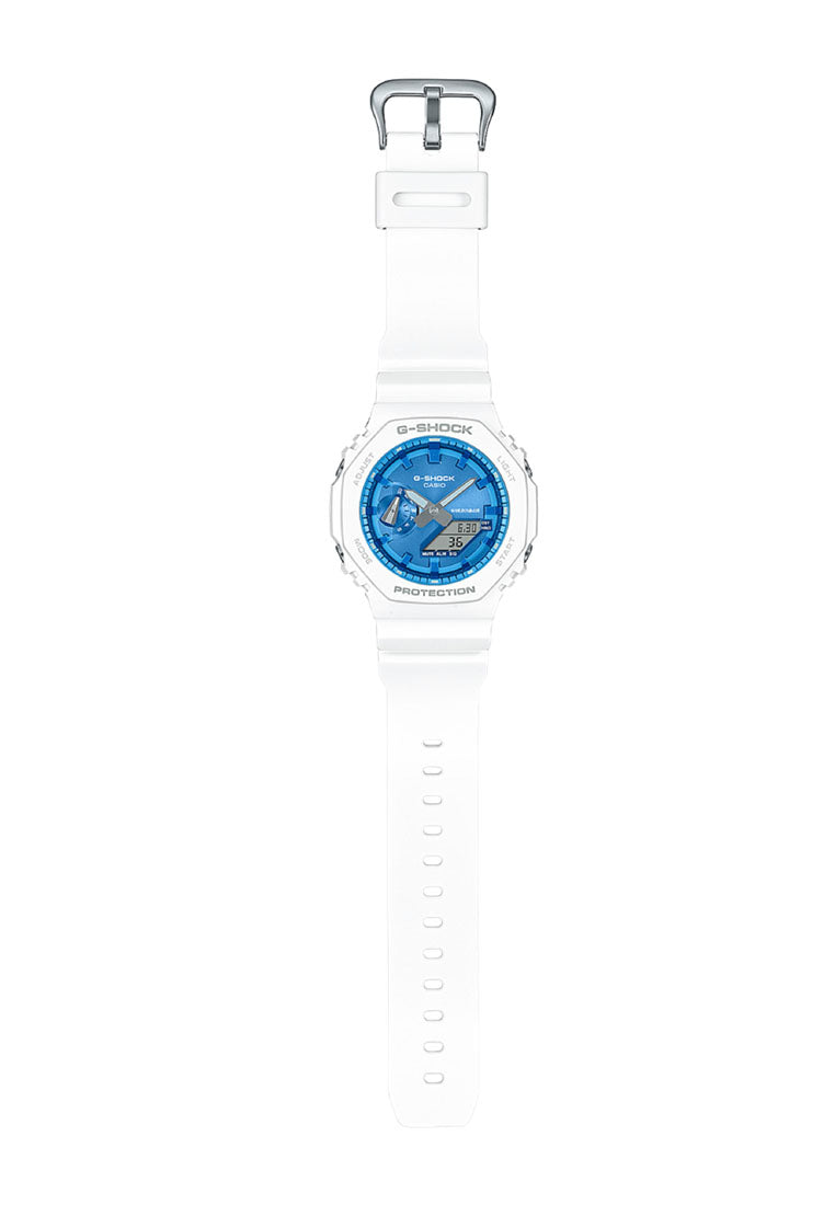 Casio GA-2100WS-7A Digital Analog Rubber Strap Watch for Men-Watch Portal Philippines
