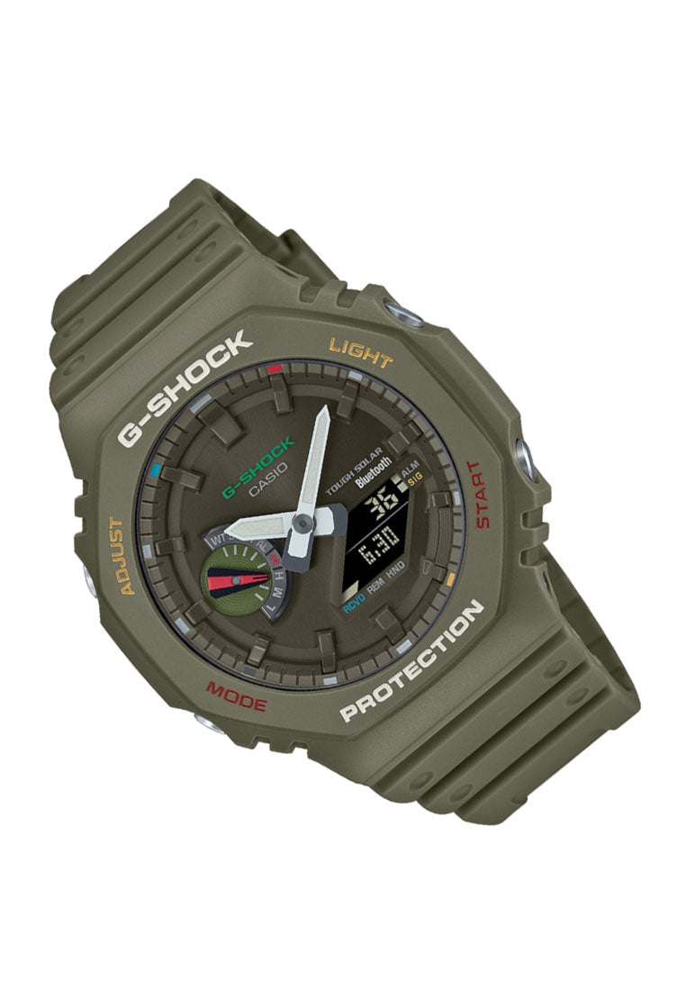 Casio GA-B2100FC-3A Digital Analog Rubber Strap Watch for Men-Watch Portal Philippines