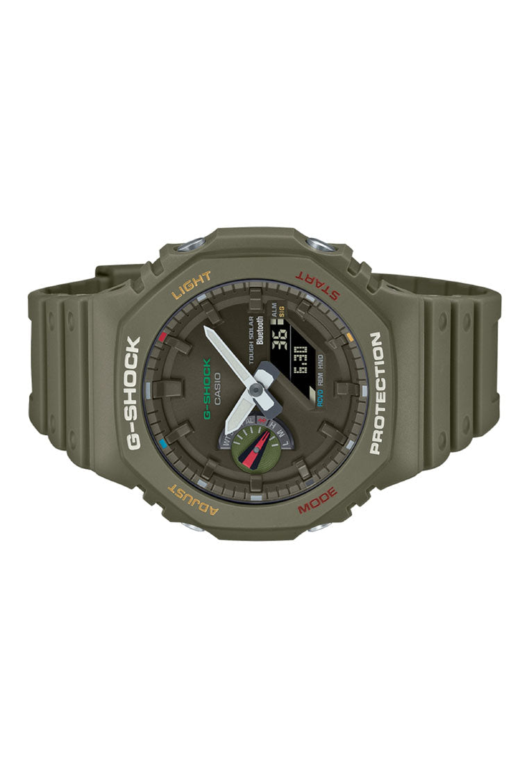 Casio GA-B2100FC-3A Digital Analog Rubber Strap Watch for Men-Watch Portal Philippines