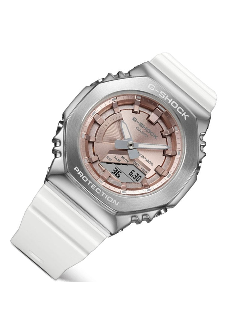 Casio GM-S2100WS-7A Digital Analog Rubber Strap Watch for Women-Watch Portal Philippines
