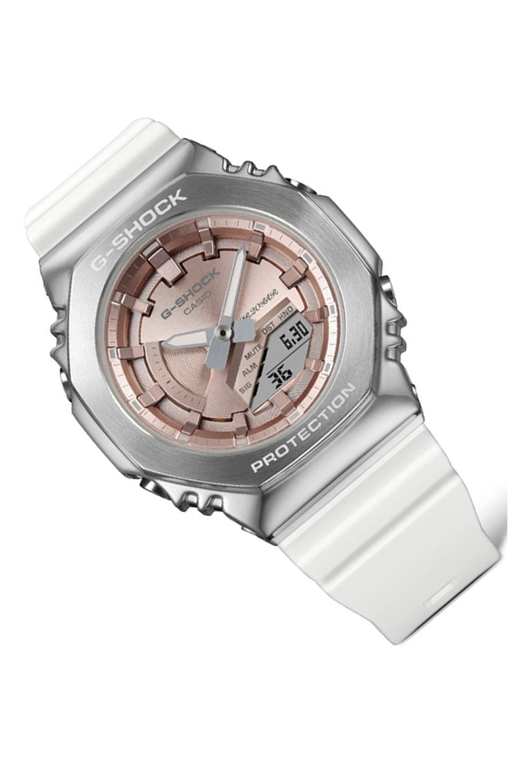 Casio GM-S2100WS-7A Digital Analog Rubber Strap Watch for Women-Watch Portal Philippines