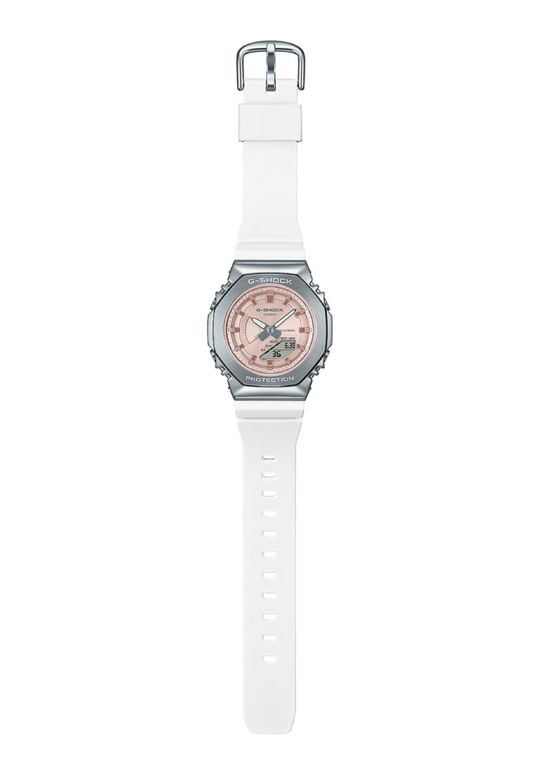 Casio GM-S2100WS-7A Digital Analog Rubber Strap Watch for Women-Watch Portal Philippines
