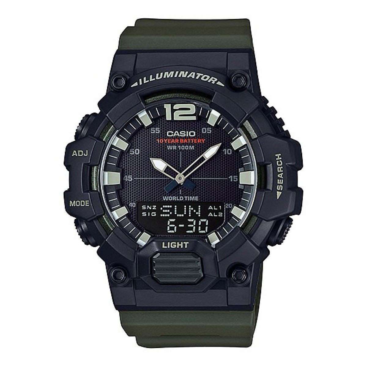 Casio HDC-700-3AVDF Black Resin Strap Watch for Men-Watch Portal Philippines