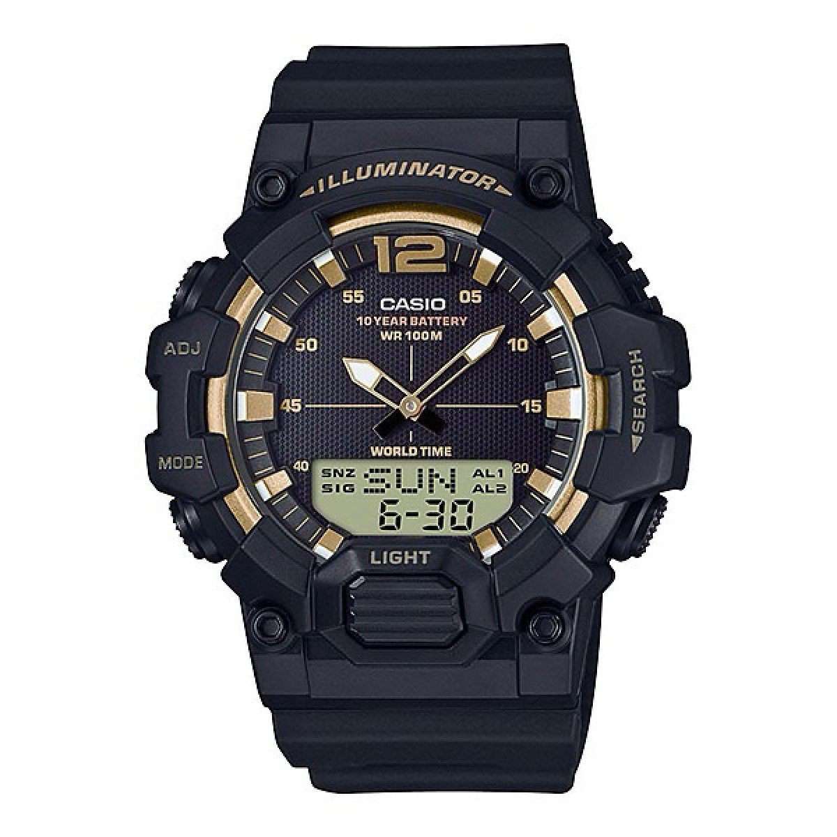 Casio HDC-700-9AVDF Black Resin Strap Watch for Men-Watch Portal Philippines