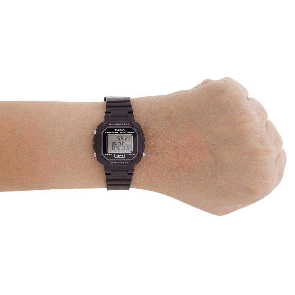 Casio LA-20WH-1ADF Black Resin Watch for Women-Watch Portal Philippines