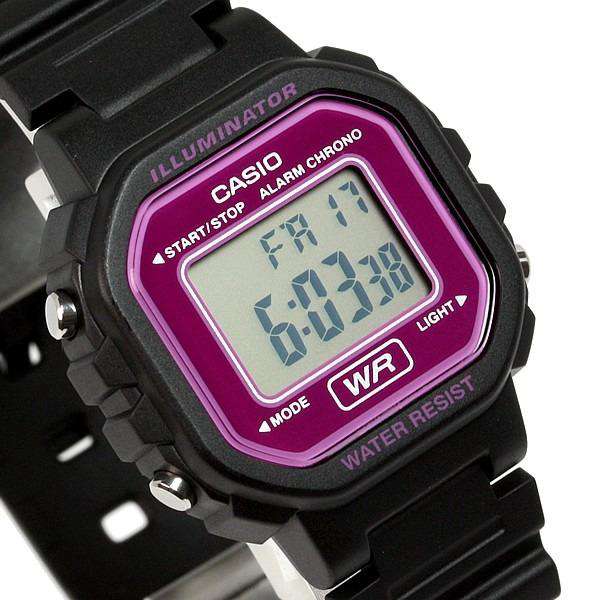 Casio LA-20WH-4ADF Black Resin Strap Watch for Women-Watch Portal Philippines