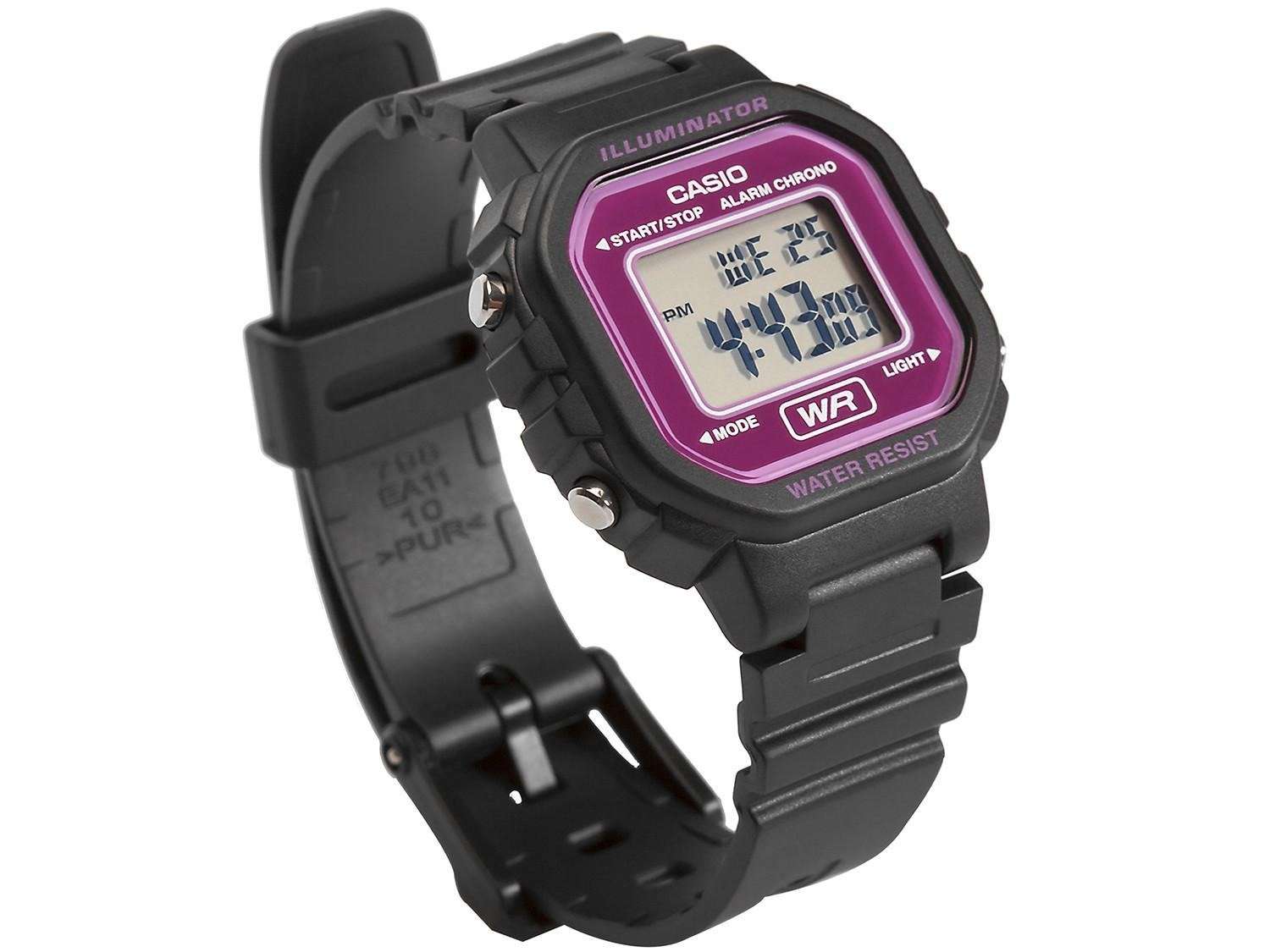 Casio LA-20WH-4ADF Black Resin Strap Watch for Women-Watch Portal Philippines