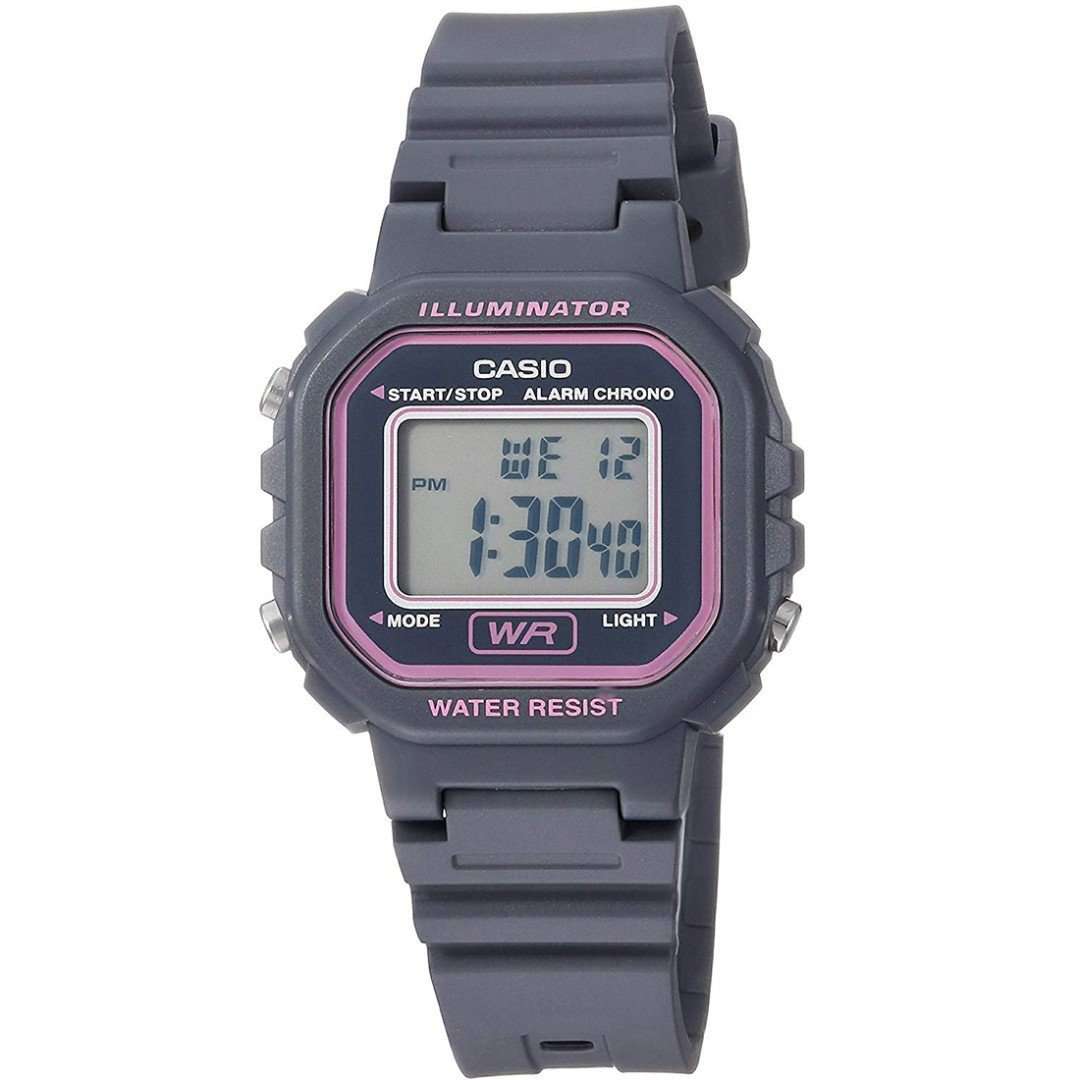 Casio LA-20WH-8ADF Grey Resin Strap Watch for Women-Watch Portal Philippines