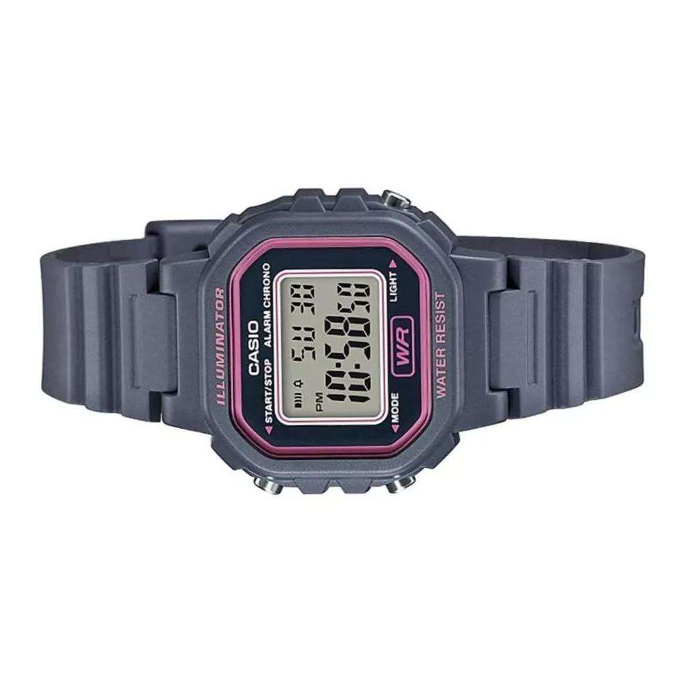 Casio LA-20WH-8ADF Grey Resin Strap Watch for Women-Watch Portal Philippines