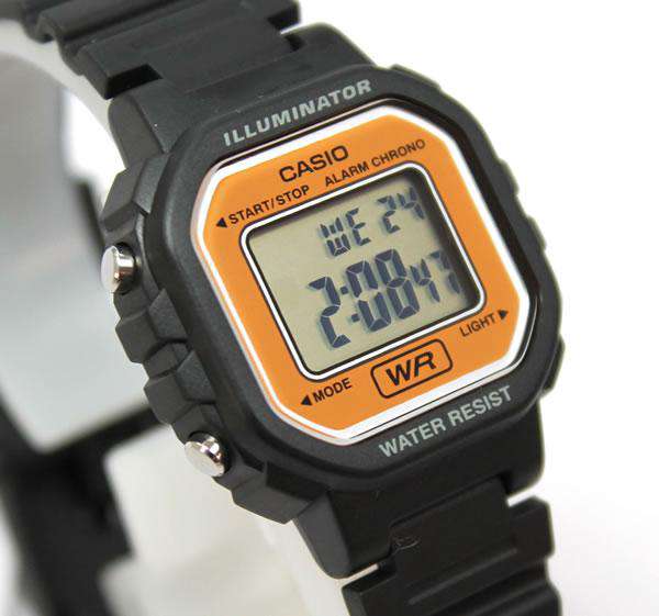 Casio LA-20WH-9ADF Black Resin Strap Watch for Women-Watch Portal Philippines