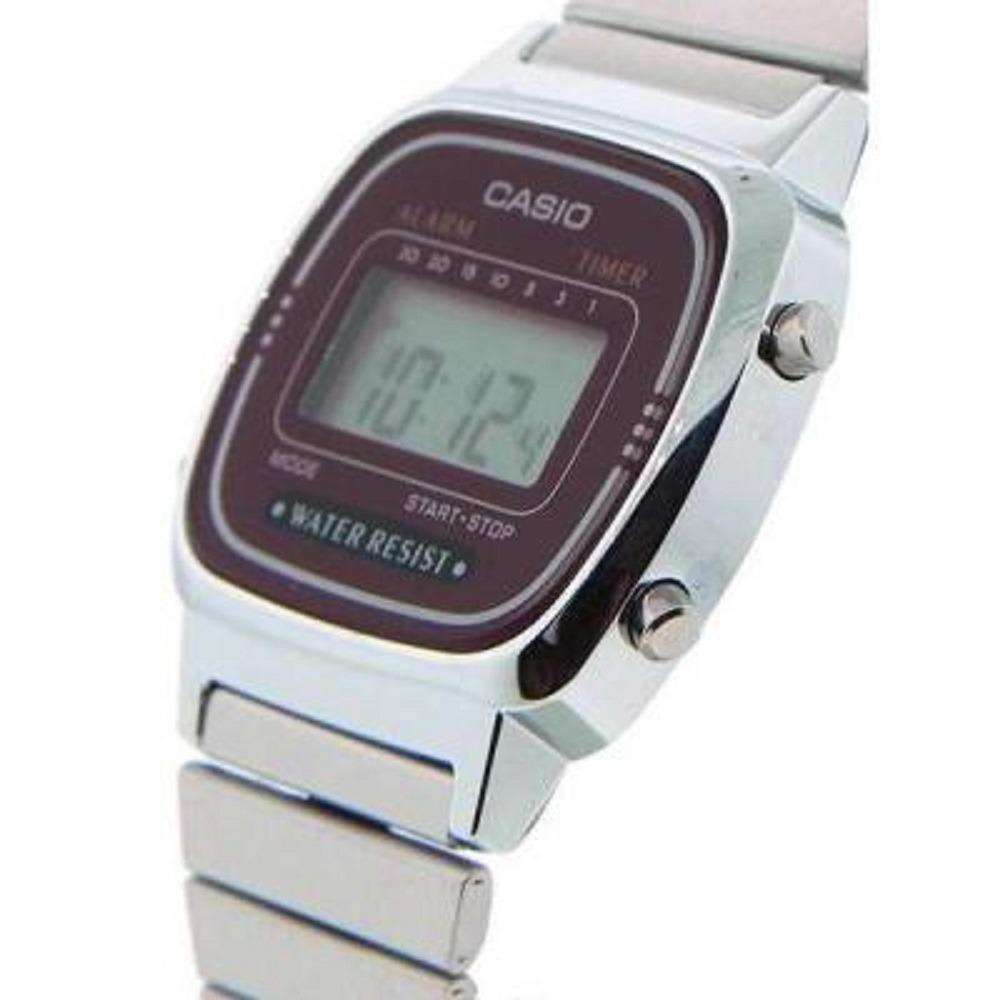 Casio LA670WA-4DF Silver Stainless Watch for Women-Watch Portal Philippines