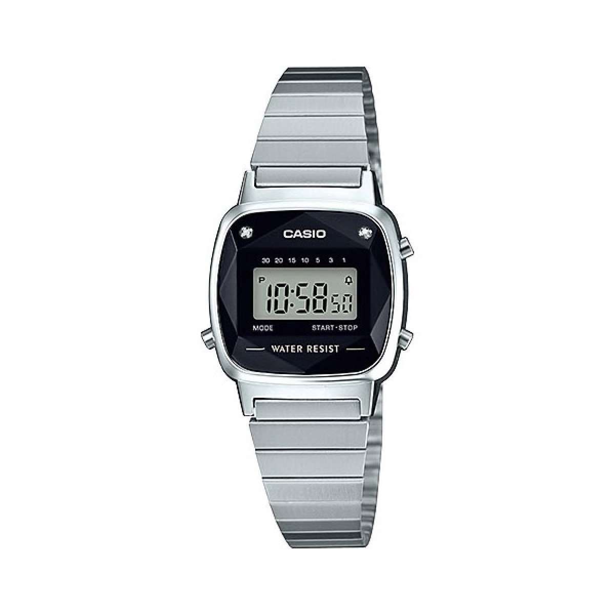 Casio LA670WAD-1DF Silver Stainless Watch for Women-Watch Portal Philippines