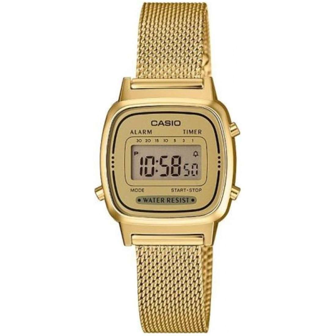 Casio LA670WEMY-9DF Gold Mesh Watch for Women-Watch Portal Philippines