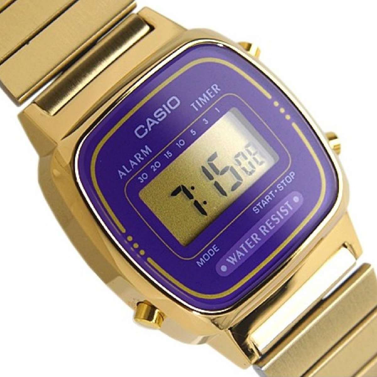 Casio LA670WGA-6DF Gold Stainless Watch for Women-Watch Portal Philippines