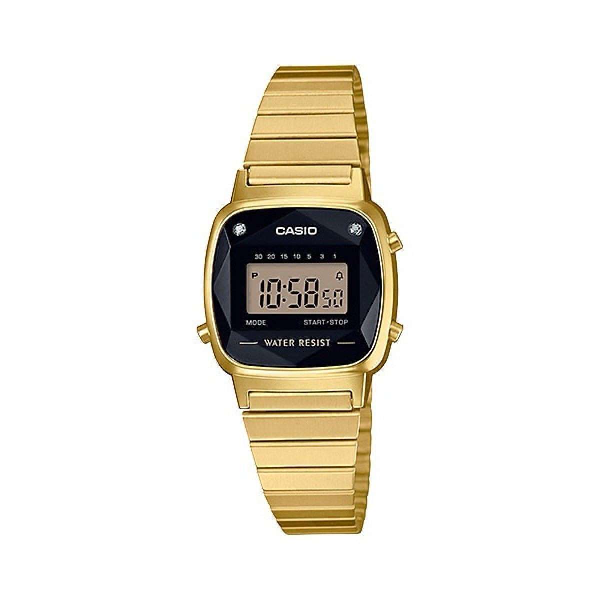 Casio LA670WGAD-1DF Gold Stainless Watch for Women-Watch Portal Philippines