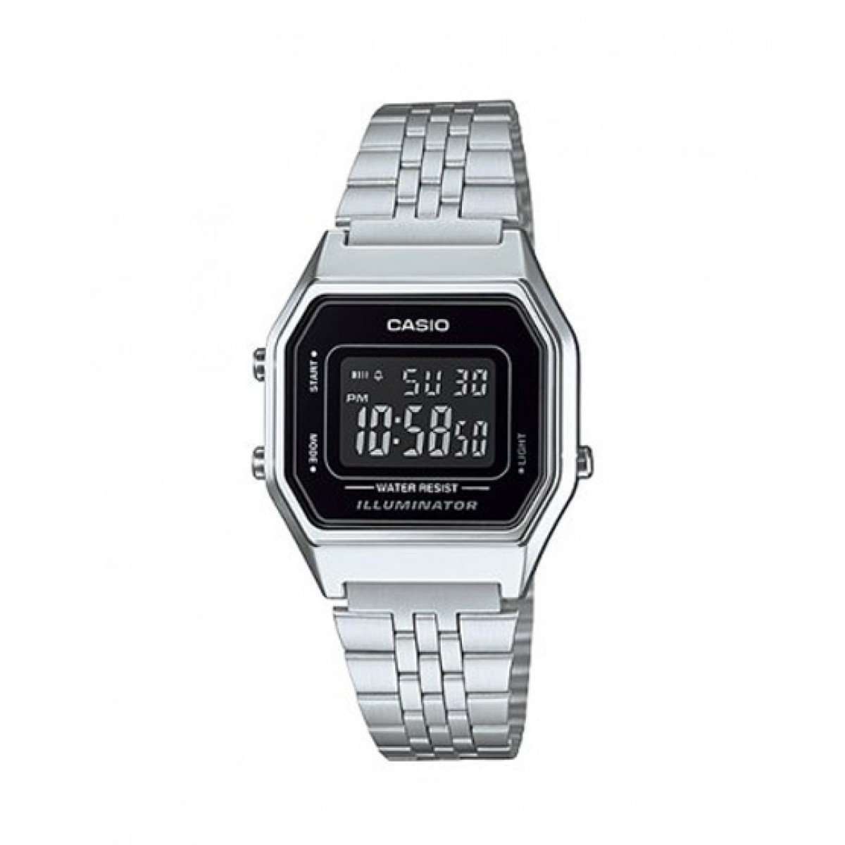 Casio LA680WA-1BDF Silver Stainless Watch for Women-Watch Portal Philippines