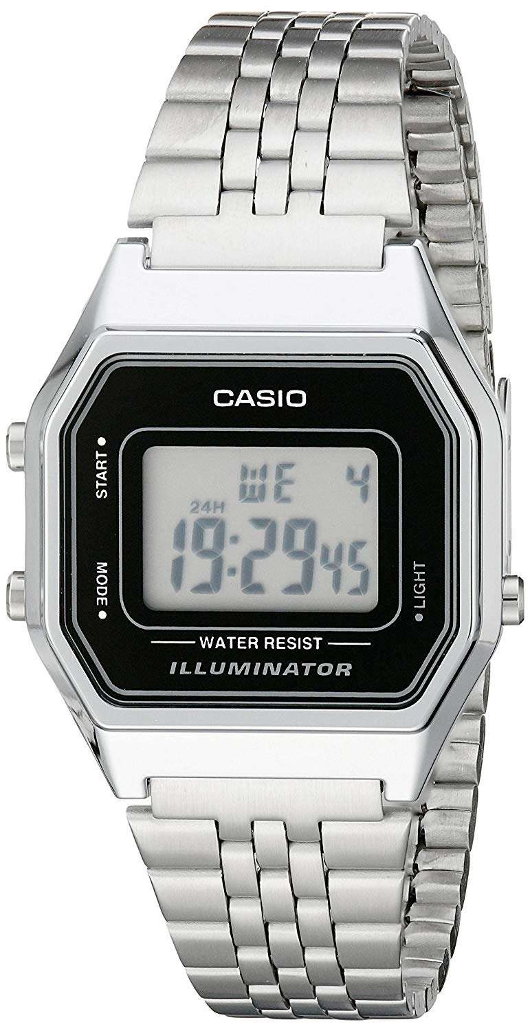 Casio LA680WA-1DF Silver Stainless Watch for Women-Watch Portal Philippines