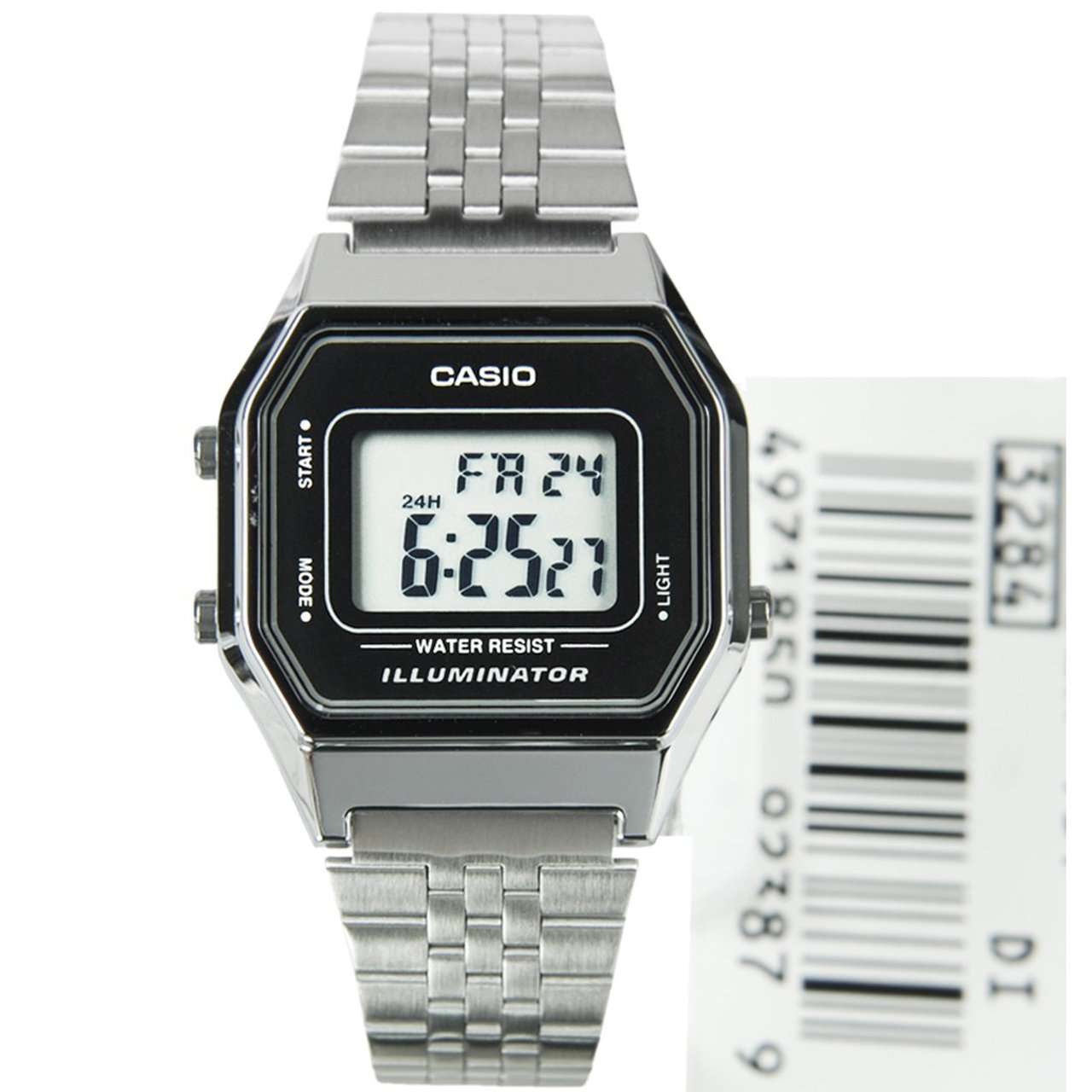 Casio LA680WA-1DF Silver Stainless Watch for Women-Watch Portal Philippines