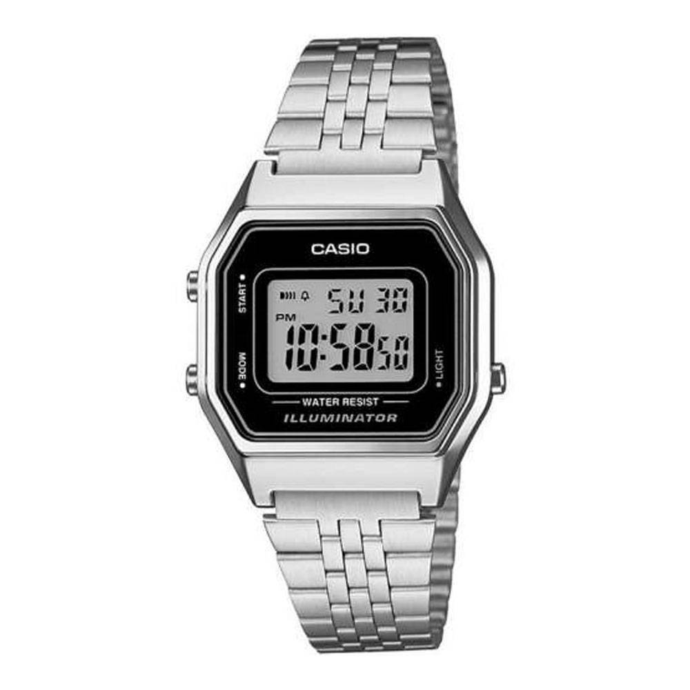 Casio LA680WA-1DF Silver Stainless Watch for Women-Watch Portal Philippines