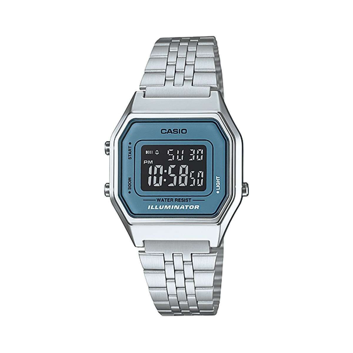 Casio LA680WA-2BDF Silver Stainless Watch for Women-Watch Portal Philippines