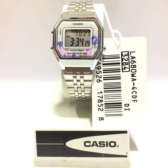Casio LA680WA-4C Silver Stainless Watch for Women-Watch Portal Philippines