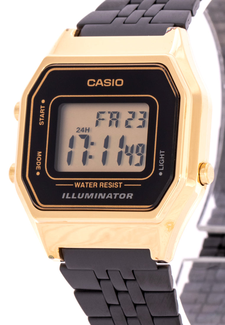 Casio LA680WEGB-1A Digital Stainless Steel Strap Watch For Women-Watch Portal Philippines
