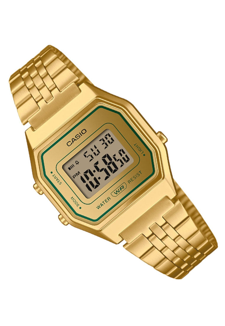 Casio LA680WEGV-9A Digital Stainless Steel Strap Watch For Women-Watch Portal Philippines