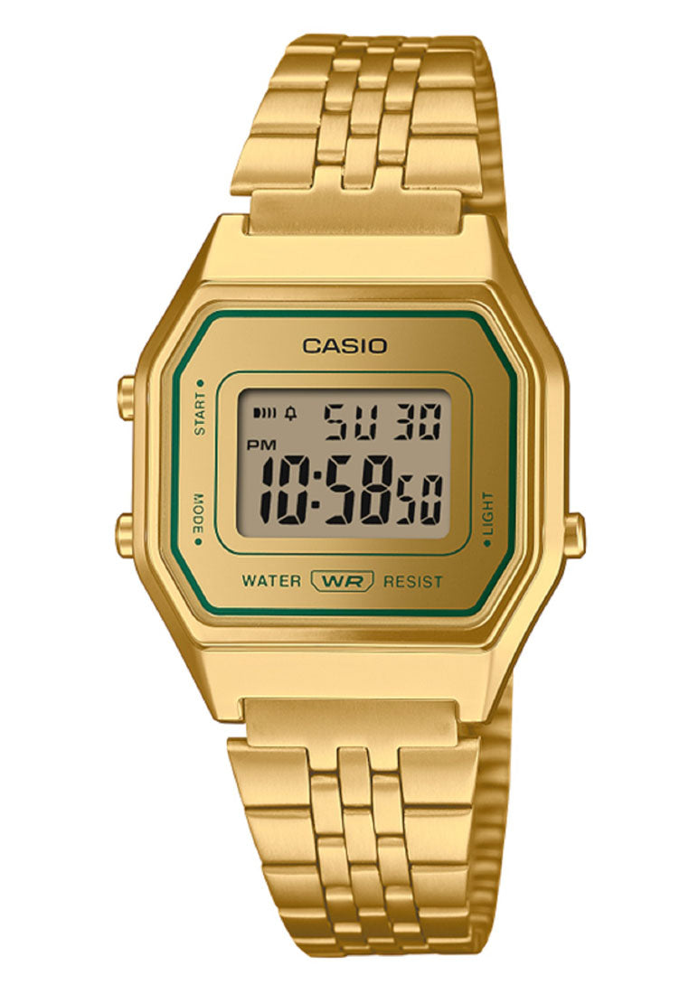 Casio LA680WEGV-9A Digital Stainless Steel Strap Watch For Women-Watch Portal Philippines