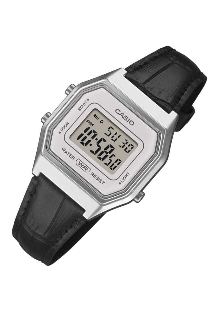 Casio LA680WEL-1DF Digital Leather Strap Watch for Women-Watch Portal Philippines