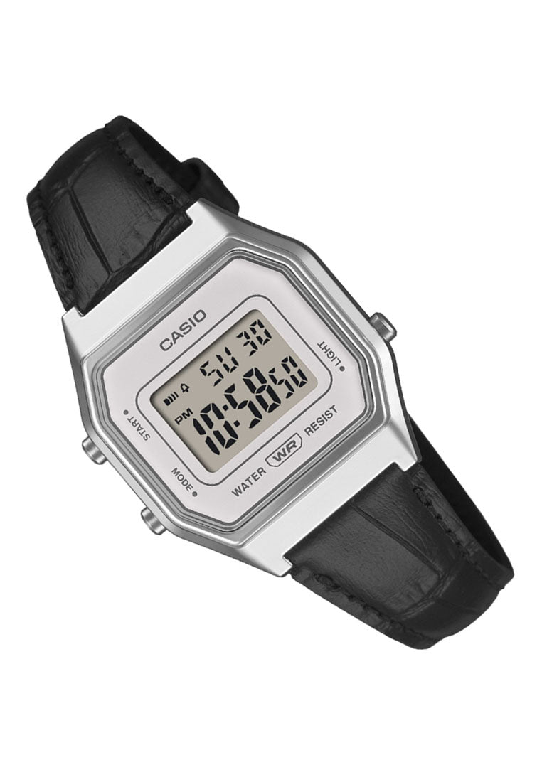 Casio LA680WEL-1DF Digital Leather Strap Watch for Women-Watch Portal Philippines