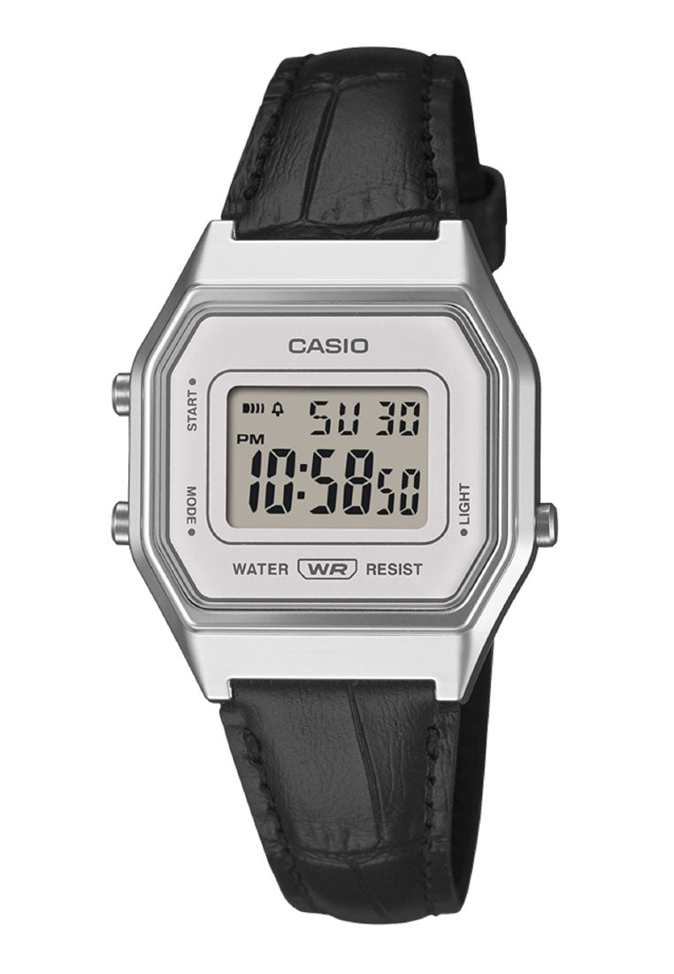 Casio LA680WEL-1DF Digital Leather Strap Watch for Women-Watch Portal Philippines