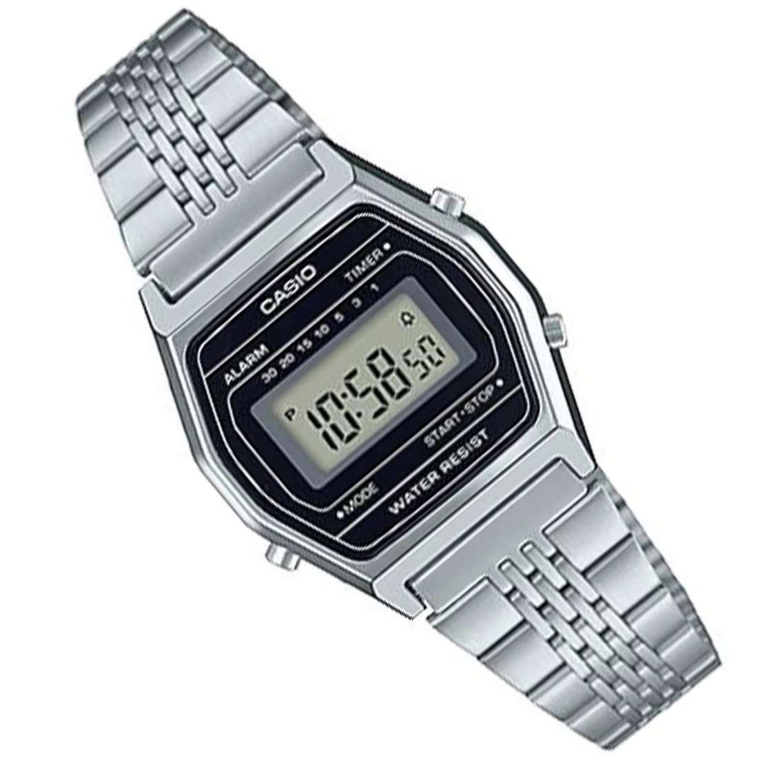 Casio LA690WA-1DF Silver Stainless Watch for Women-Watch Portal Philippines