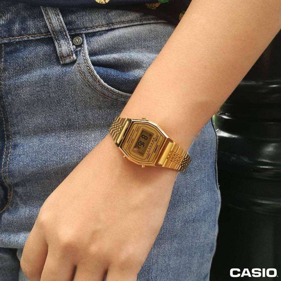 Casio LA690WGA-9DF Gold Watch for Women-Watch Portal Philippines
