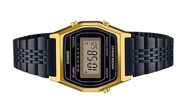 Casio LA690WGB-1DF Black Stainless Watch for Women-Watch Portal Philippines