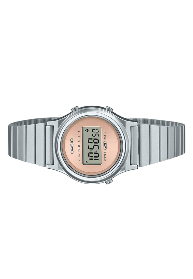 Casio LA700WE-4A Digital Stainless Steel Strap Watch For Women-Watch Portal Philippines