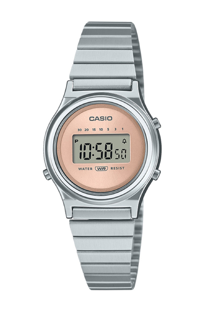 Casio LA700WE-4A Digital Stainless Steel Strap Watch For Women-Watch Portal Philippines
