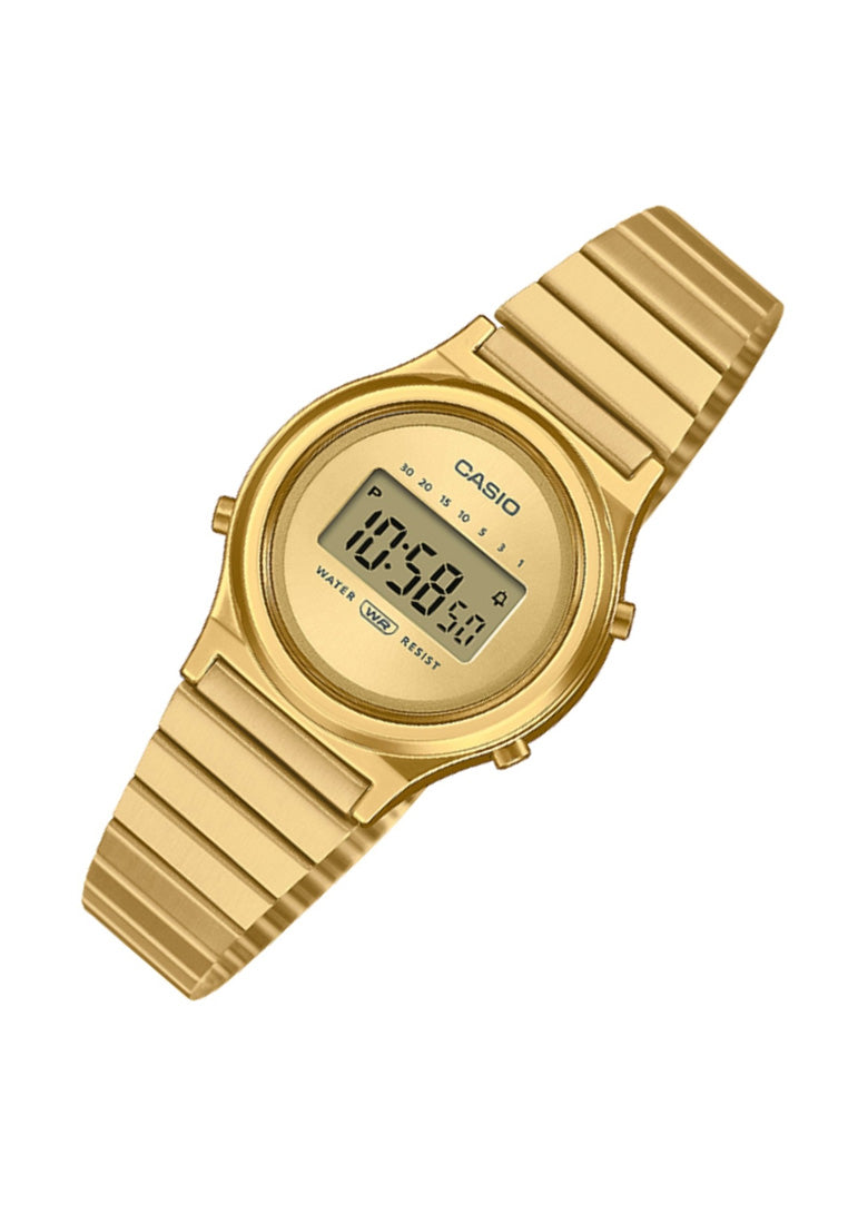 Casio LA700WEG-9A Digital Stainless Steel Strap Watch For Women-Watch Portal Philippines