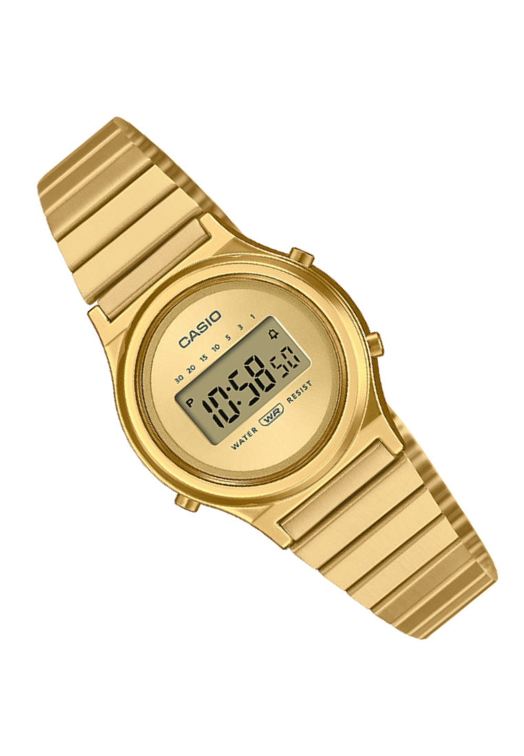 Casio LA700WEG-9A Digital Stainless Steel Strap Watch For Women-Watch Portal Philippines
