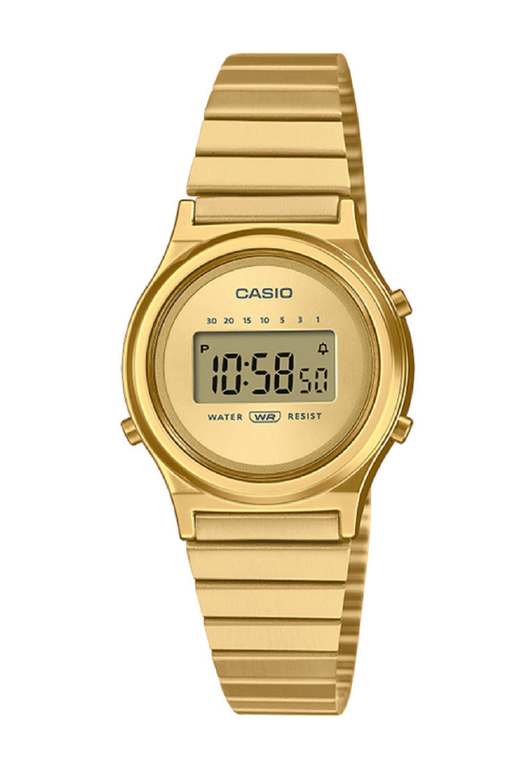 Casio LA700WEG-9A Digital Stainless Steel Strap Watch For Women-Watch Portal Philippines