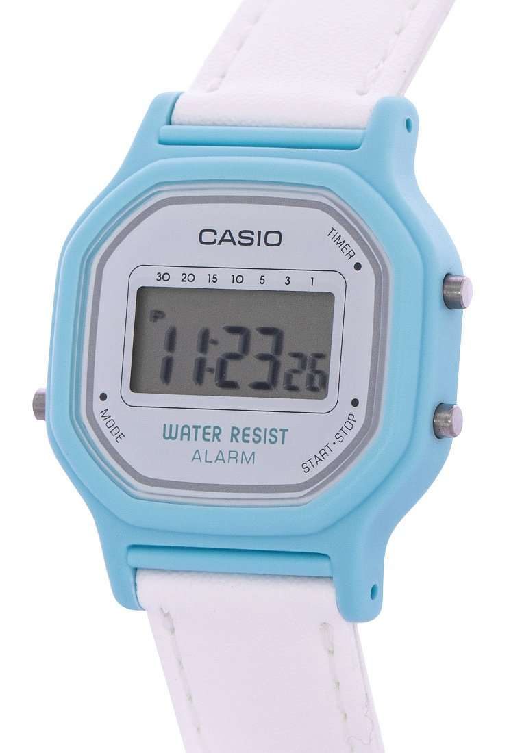 Casio LLA-11WL-2AVDF Blue Leather Strap Watch for Women-Watch Portal Philippines