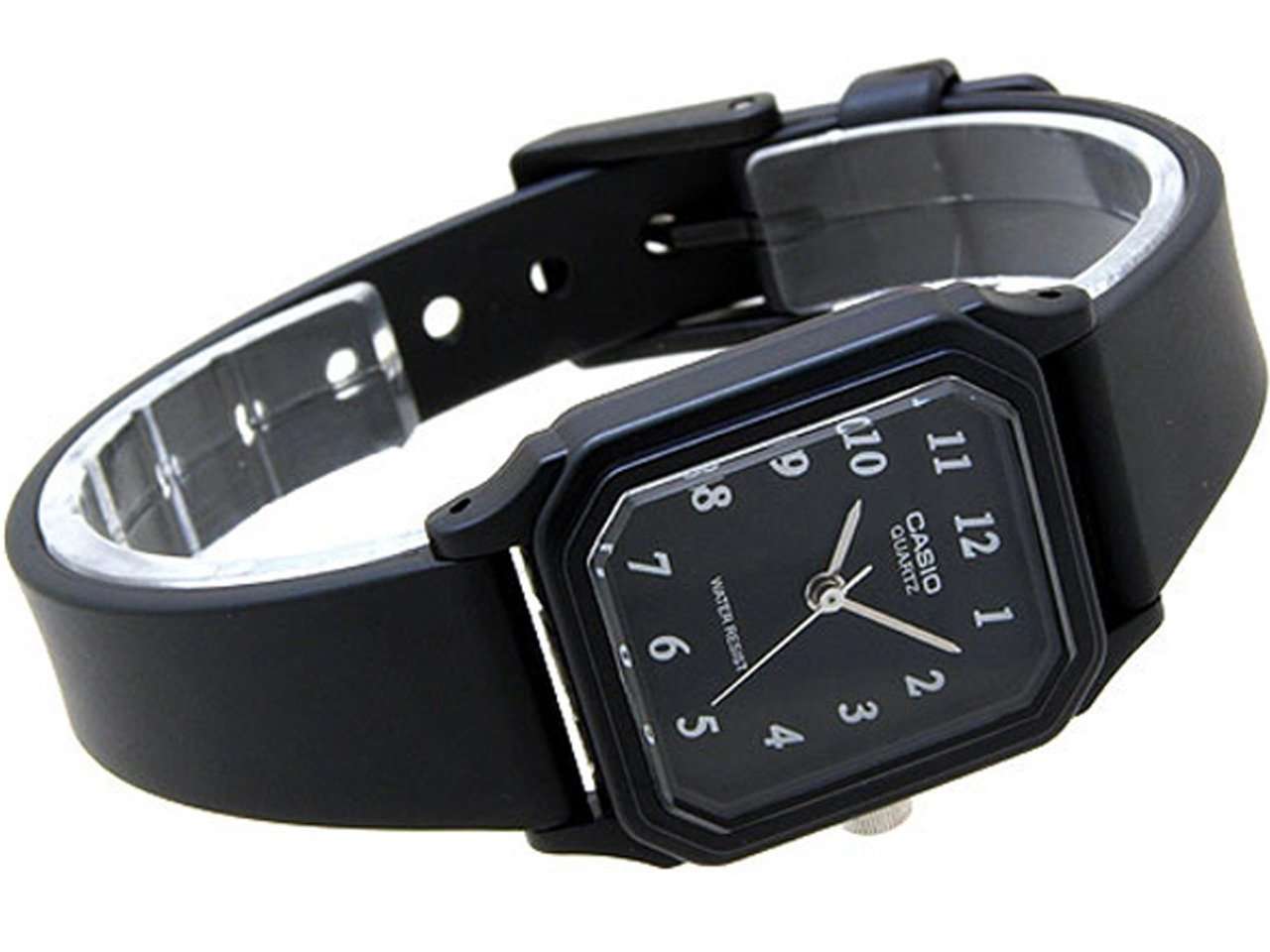 Casio LQ-142-1BDF Black Rubber Strap Watch for Women-Watch Portal Philippines
