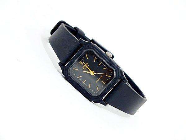 Casio LQ-142-1EDF Black Rubber Strap Watch for Women-Watch Portal Philippines