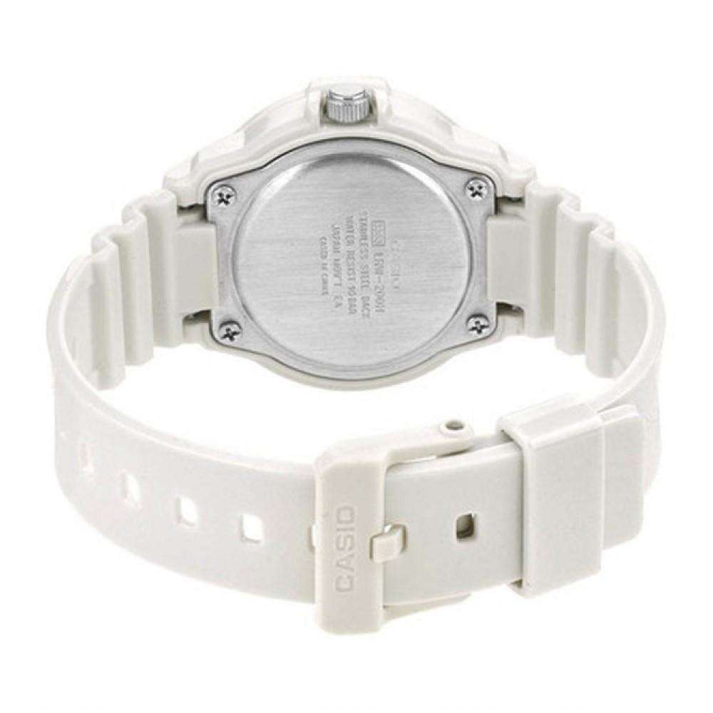 Casio LRW-200H-1E White Resin Strap Watch for Women-Watch Portal Philippines