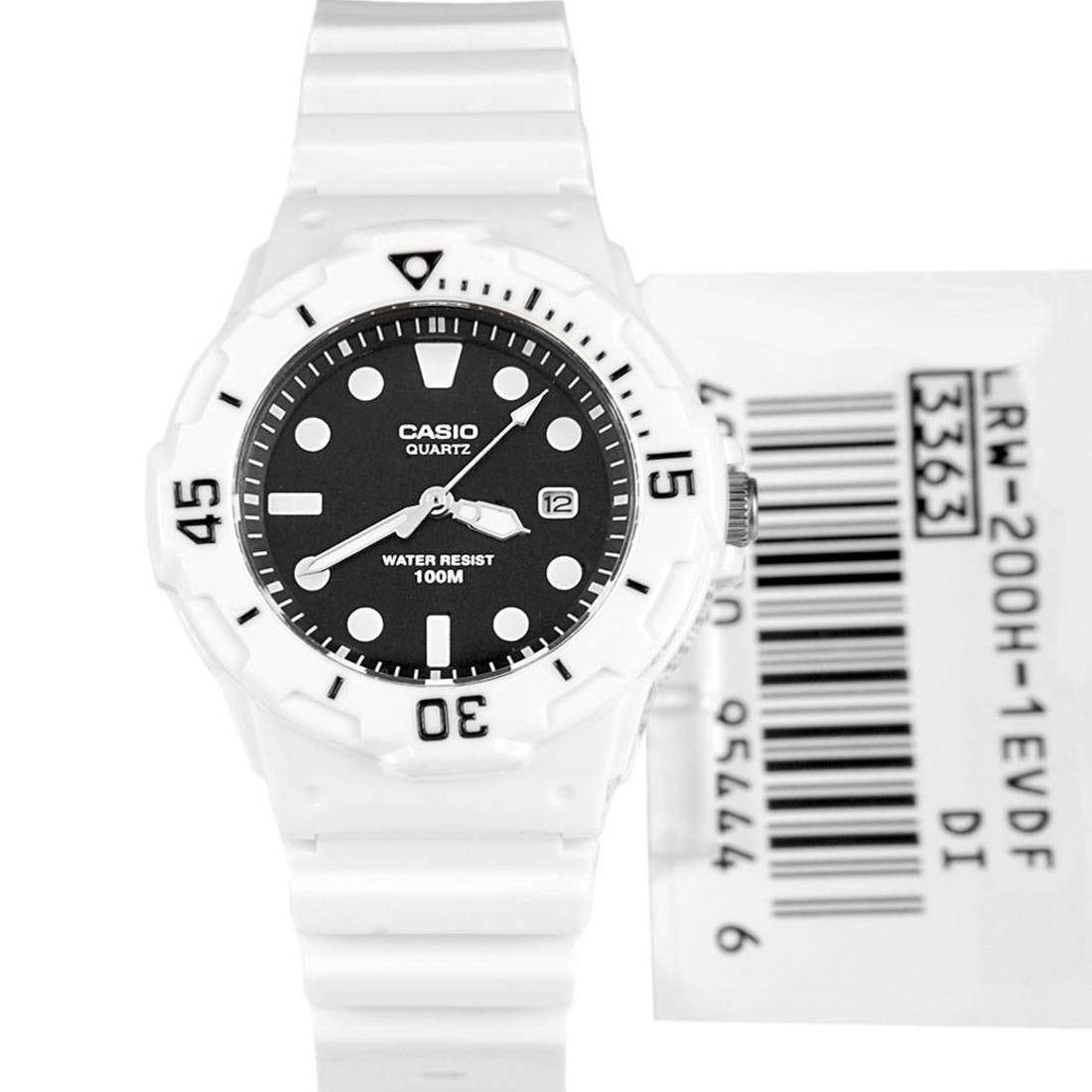 Casio LRW-200H-1E White Resin Strap Watch for Women-Watch Portal Philippines